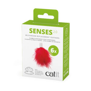 Catit 2.0 Senses Mushroom – Feather Refill 3pk