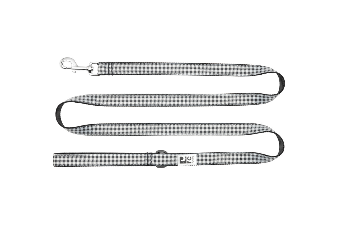 RC Pets Dog Leash Black Gingham