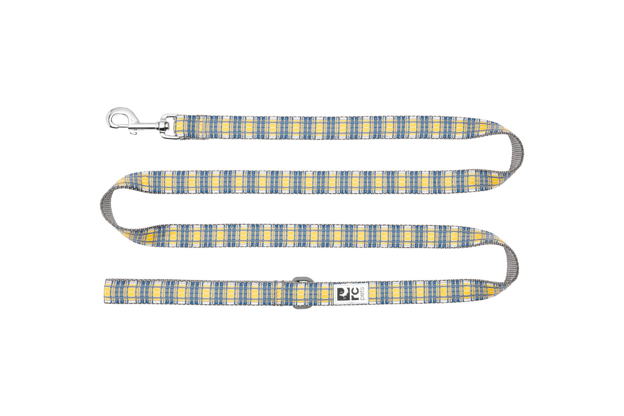 RC Pets Dog Leash Marigold Plaid