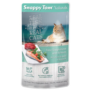 Snappy Tom Naturals Tuna Temptations with Salmon 100g