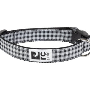 RC Pets Dog Clip Collar Black Gingham