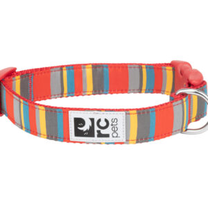 RC Pets Dog Clip Collar Multi Stripes