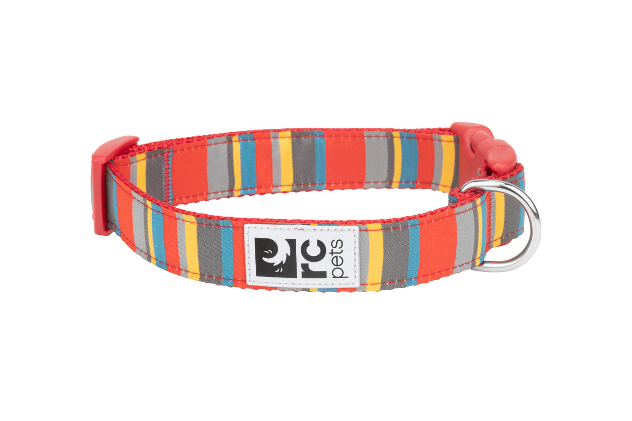 RC Pets Dog Clip Collar Multi Stripes