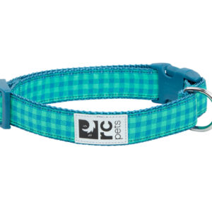 RC Pets Dog Clip Collar Green Gingham