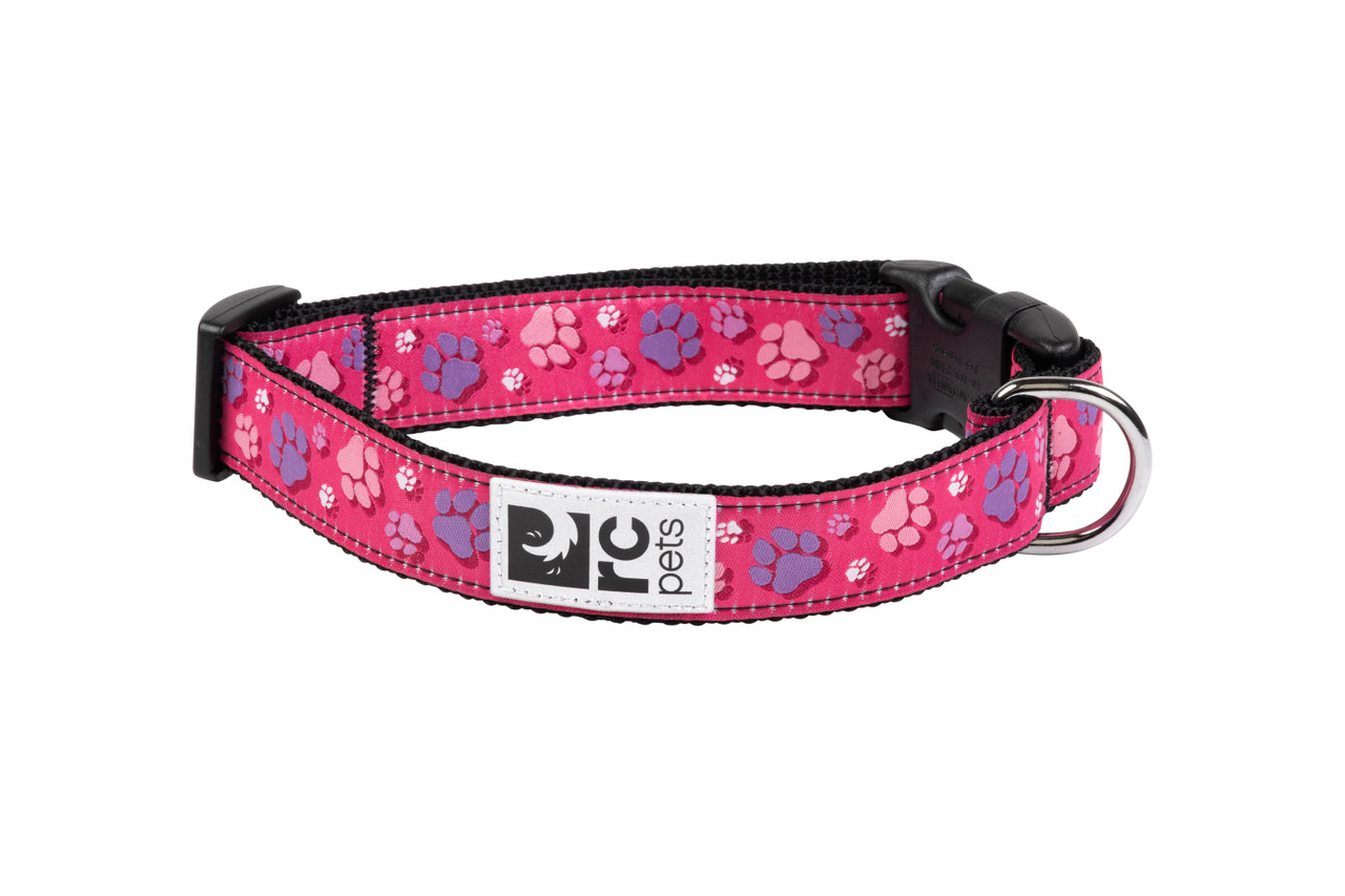 RC Pets Dog Clip Collar Fresh Track Pink