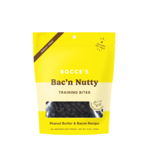 Bocce's Bakery Training Bites Bac'N Nutty 6oz