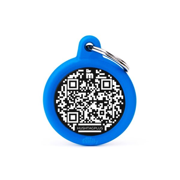 MyFamily Hushtag QR Code Circle