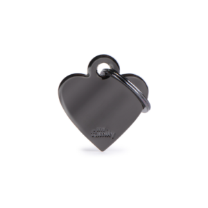 MyFamily Basic Black Brass Heart