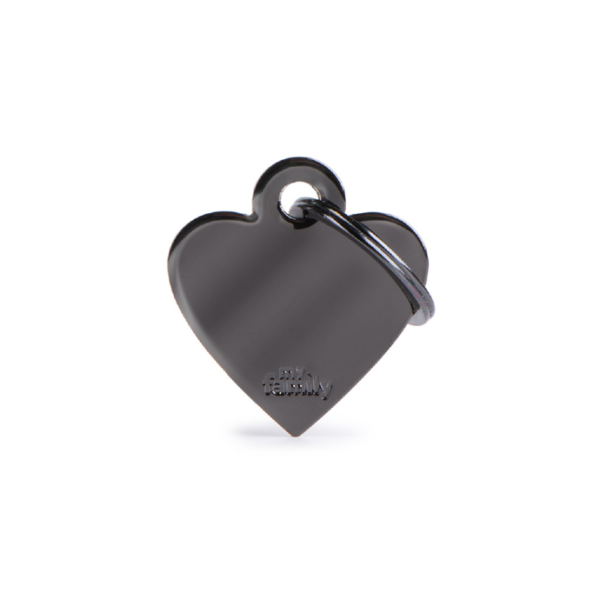 MyFamily Basic Black Brass Heart