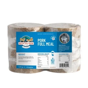 Pets Go Raw Pork Full Meal