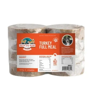 Pets Go Raw Turkey Full Meal