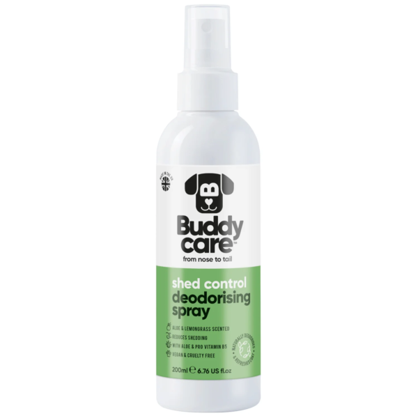 Buddycare Shed Control Aloe & Lemongrass Deodorising Spray 200ml