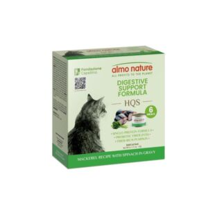 Almo Nature Digestive Mackerel w/Spinach & Gravy 50g 6pk