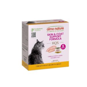 Almo Nature Skin & Coat Chicken Fillet & Gravy 50g 6pk