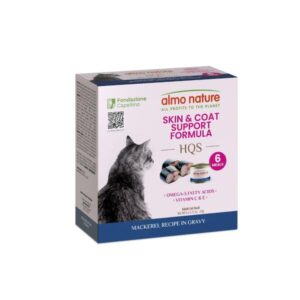 Almo Nature Skin & Coat Mackeral & Gravy 50g 6pk