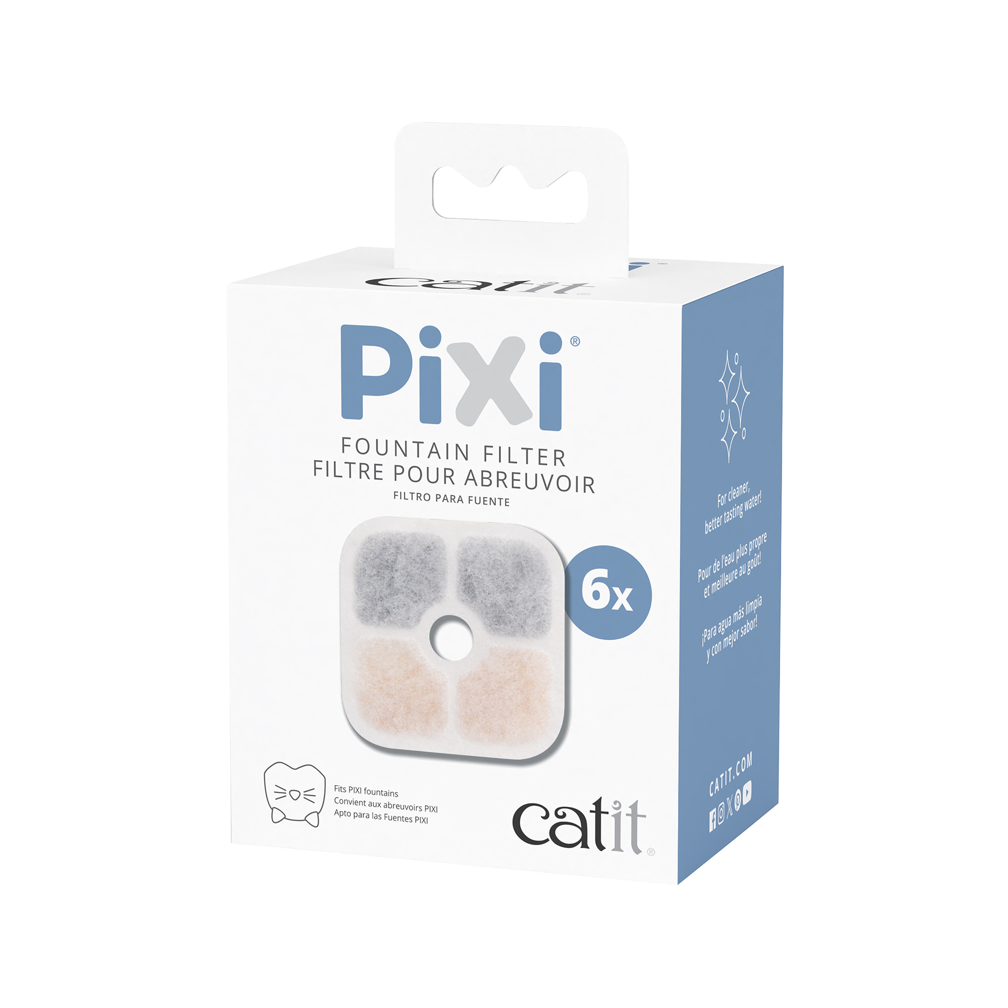 Catit PIXI Fountain Filter Replacements 6pk