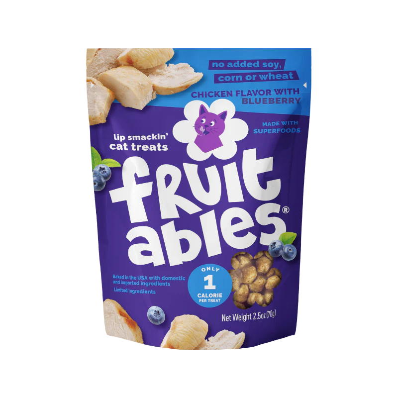 Fruitables Cat Chicken Blueberry 2.5oz
