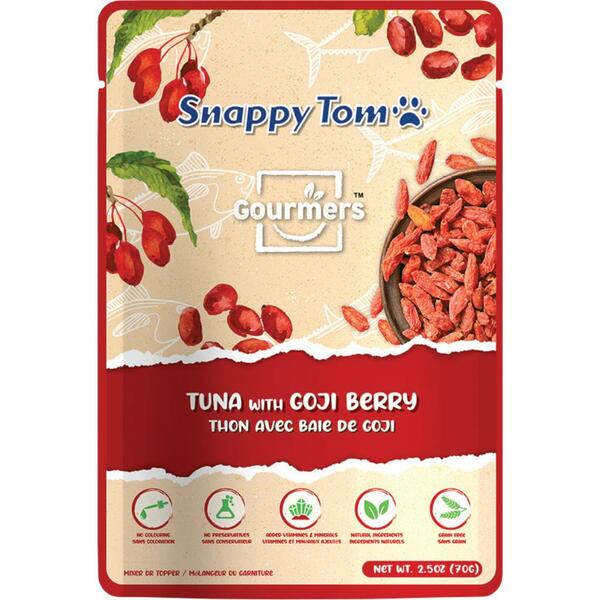 Snappy Tom Gourmers Tuna with Goji Berry 70g