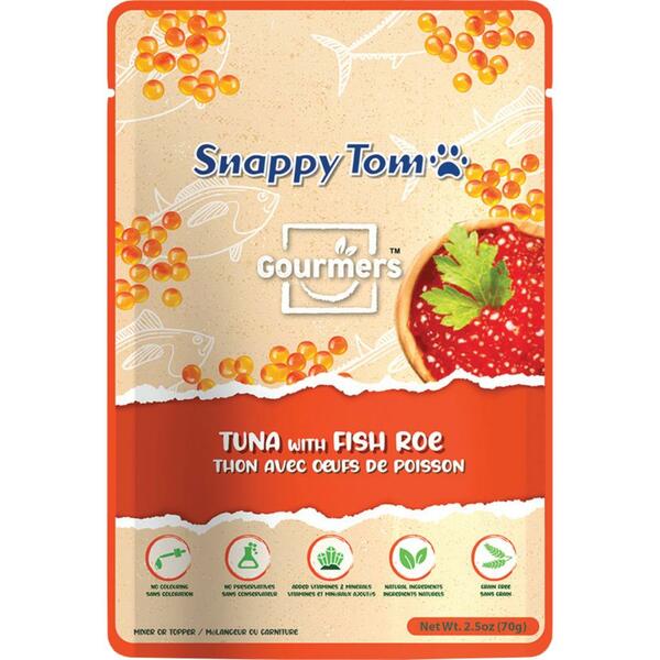 Snappy Tom Gourmers Tuna with Fish Roe 70g