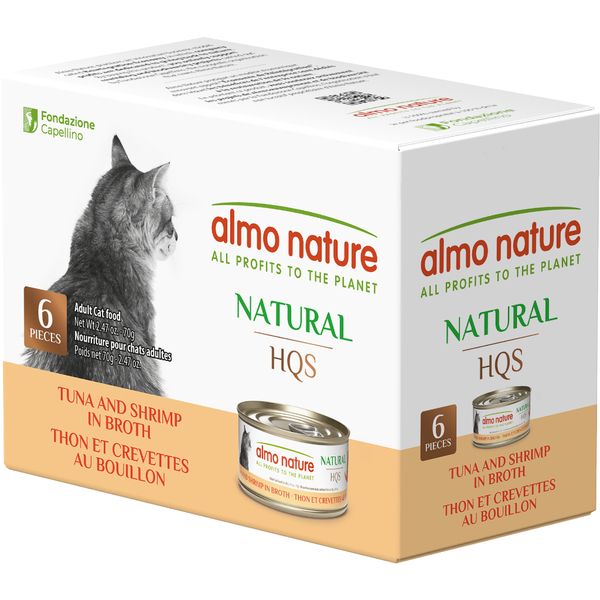Almo Nature Tuna with Shrimps in Broth Multipack 70g 6pk