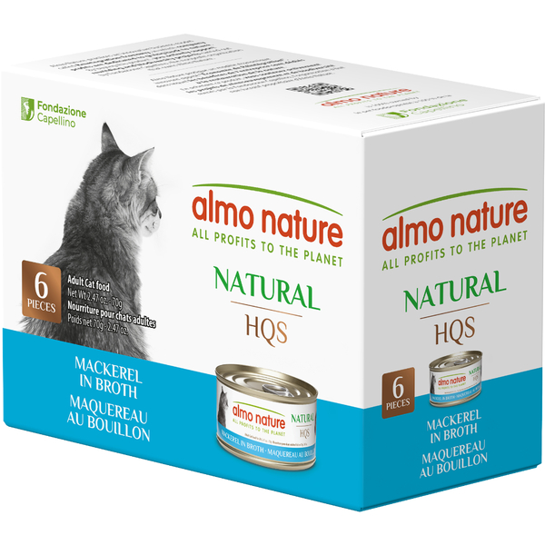 Almo Nature Mackeral in Broth Multipack 70g 6pk