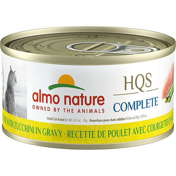 Almo Nature HQS Chicken, Zucchinni in Gravy 70g