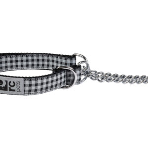 RC Pets Dog Training Collar Black Gingham