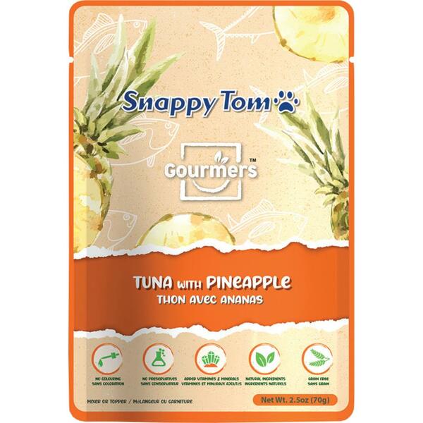 Snappy Tom Gourmers Tuna with Pinneapple 70g
