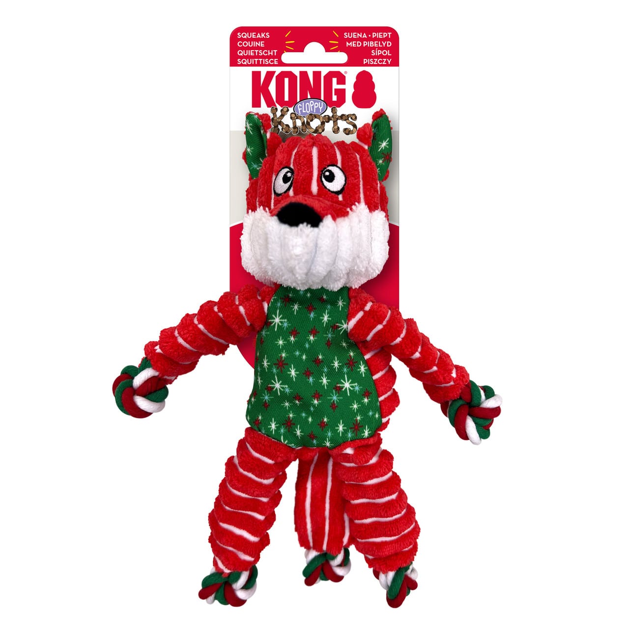 Kong Holiday Floppy Knots - Small/Medium
