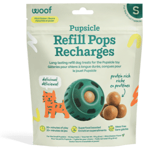 Woof Pet Dog Pupsicle Pops Chicken & Peanut Butter Small