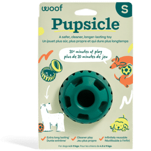 Woof Pet Dog Pupsicle Toy Green Small