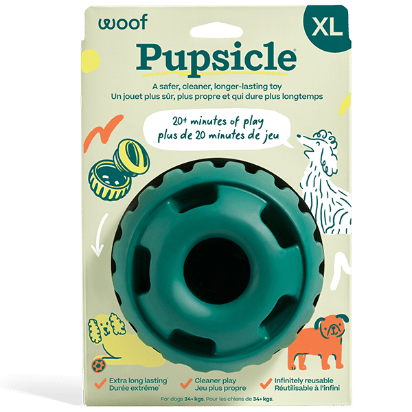 Woof Pet Dog Pupsicle Toy Green X-Large