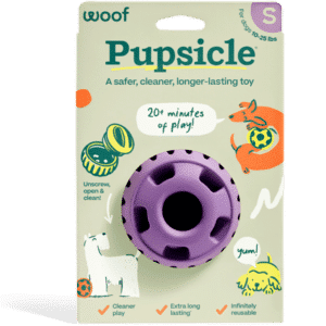 Woof Pet Dog Pupsicle Toy Lavender Small
