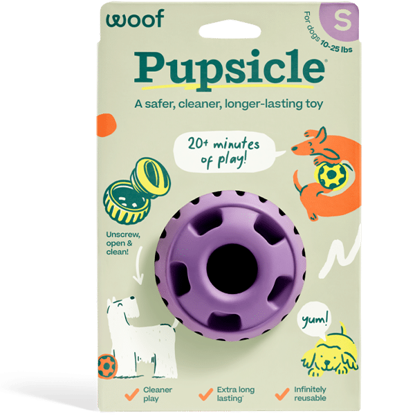 Woof Pet Dog Pupsicle Toy Lavender Small