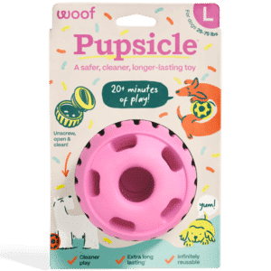 Woof Pet Dog Pupsicle Toy Pink Large