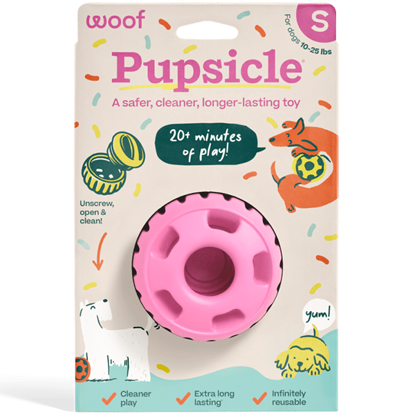 Woof Pet Dog Pupsicle Toy Pink Small