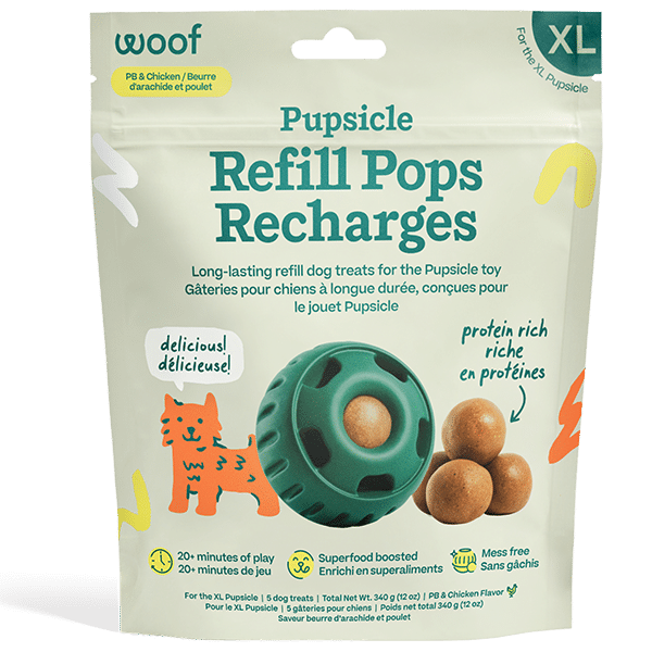 Woof Pet Dog Pupsicle Pops Chicken & Peanut Butter X-Large