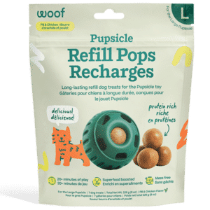 Woof Pet Dog Pupsicle Pops Chicken & Peanut Butter Large