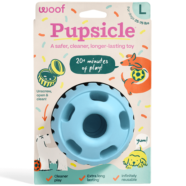 Woof Pet Dog Pupsicle Toy Blue Large