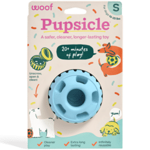 Woof Pet Dog Pupsicle Toy Blue Small
