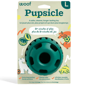 Woof Pet Dog Pupsicle Toy Green Large